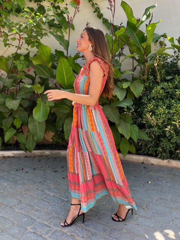 Vestido Zoco Salmón - Imagen 3