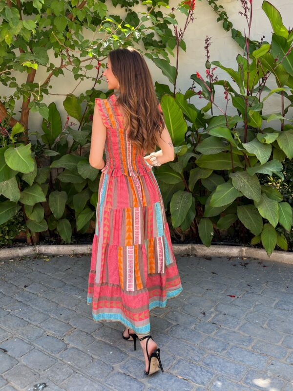 Vestido Zoco Salmón - Imagen 4