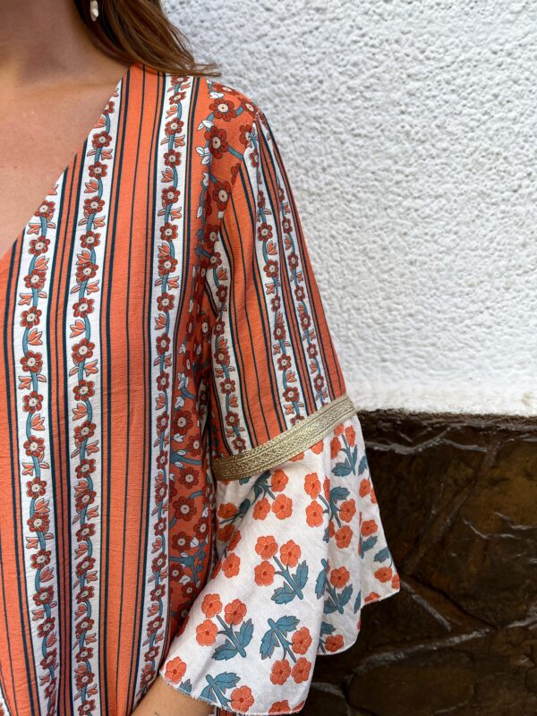 Túnica Boho Naranja - Imagen 2