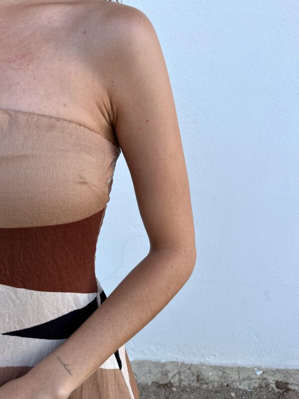 Vestido Ferreira Marrón - Imagen 2