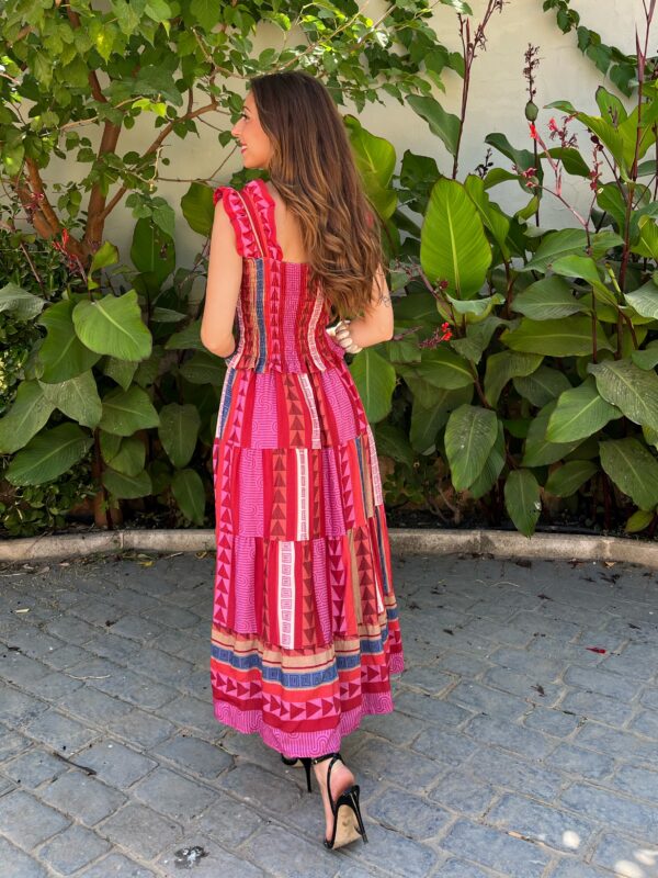Vestido Zoco Rosa - Imagen 3
