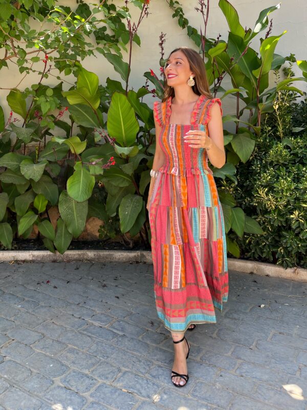 Vestido Zoco Salmón - Imagen 5