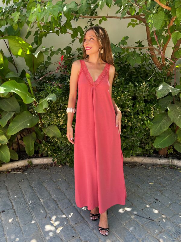 Vestido Encaje Rosa - Imagen 6