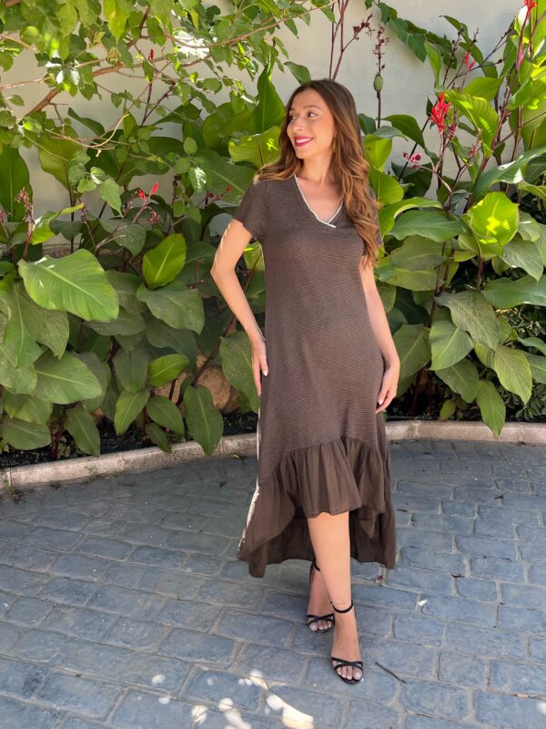 Vestido Punto Choco