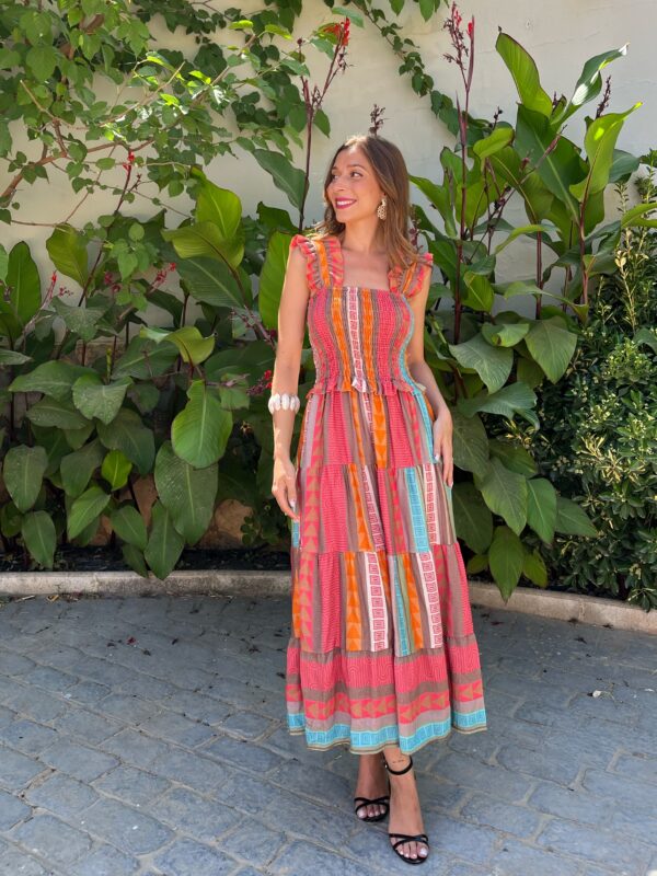Vestido Zoco Salmón - Imagen 6