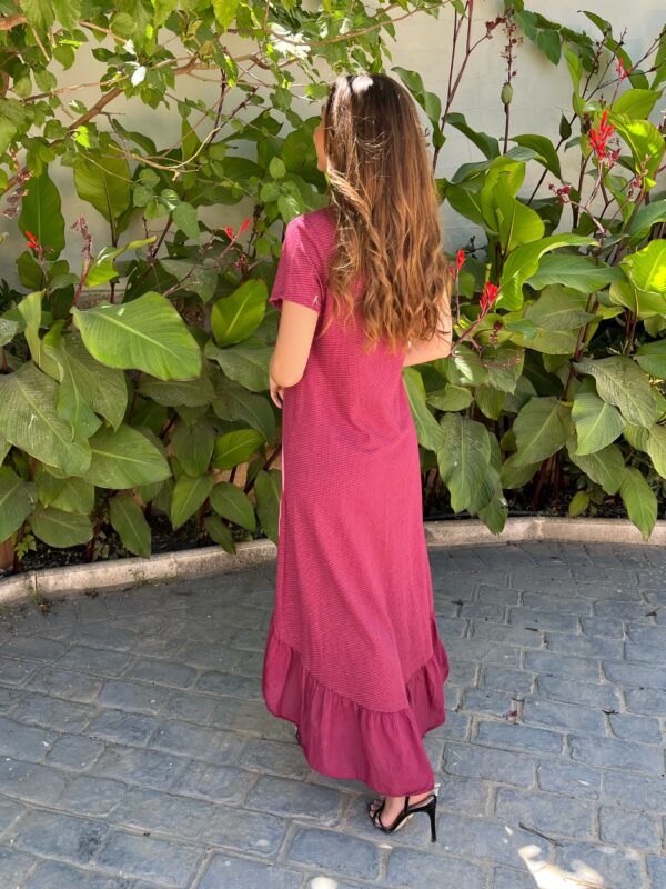 Vestido Punto Burdeos - Imagen 6
