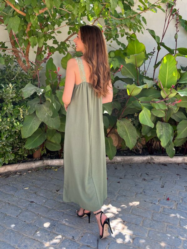 Vestido Encaje Verde - Imagen 6