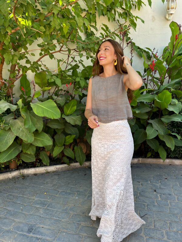 Falda Lola Beige - Imagen 5