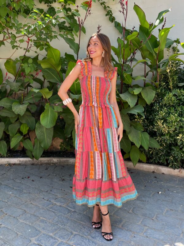 Vestido Zoco Salmón
