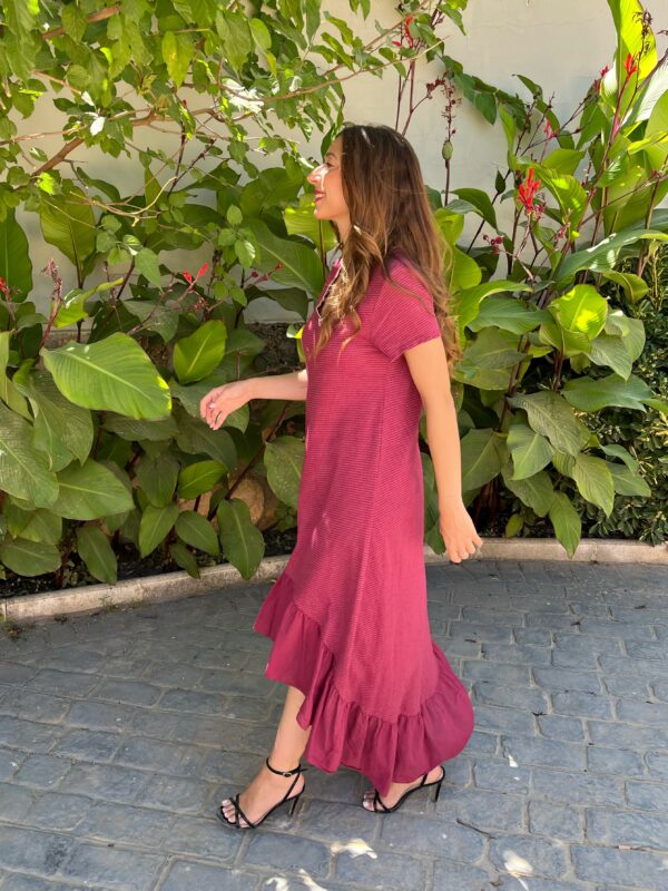 Vestido Punto Burdeos - Imagen 4