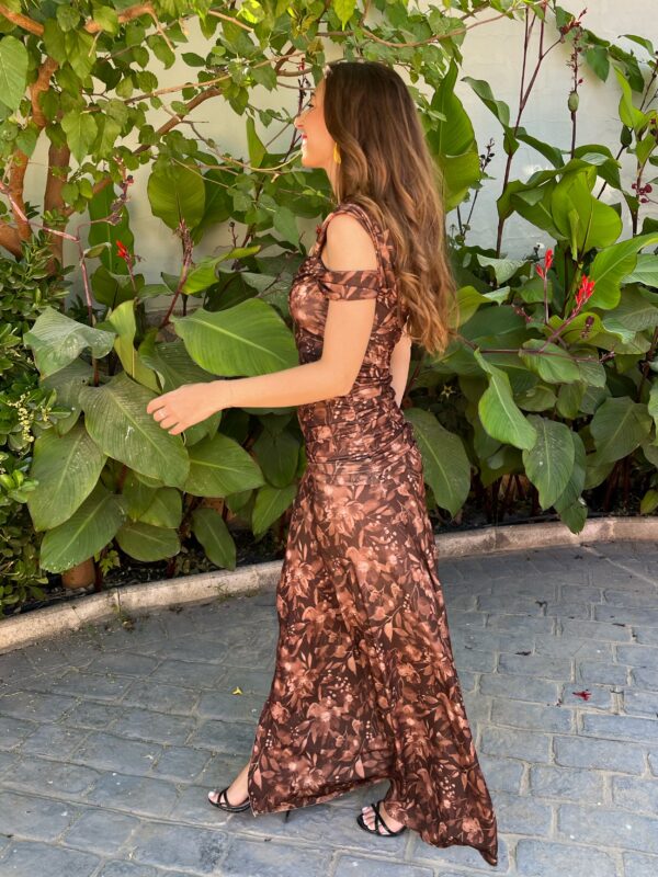 Vestido Punta Umbría Choco - Imagen 4