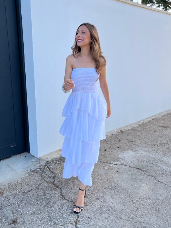 Vestido Zafiro Blanco - Imagen 4