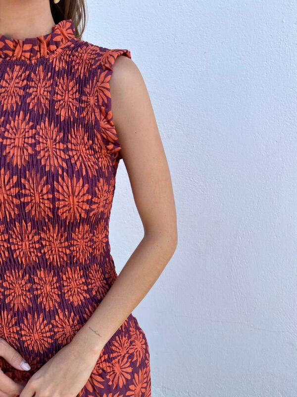 Vestido Nuba Teja - Imagen 2