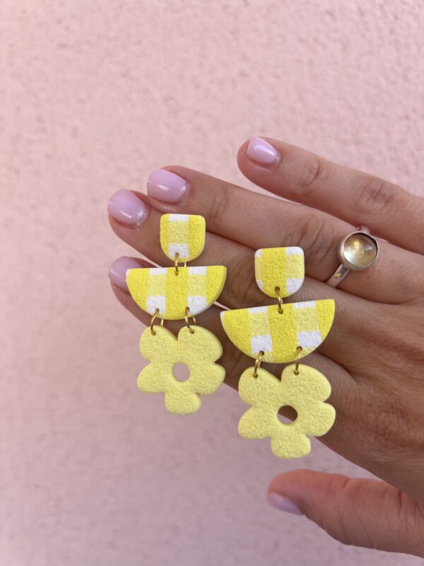 Pendientes Vichy Primavera - Imagen 3