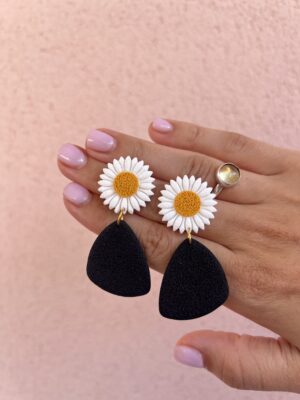 Pendientes Maxi Margaritas - Talla única