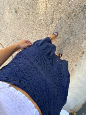 Falda Amalfi Azul Marino