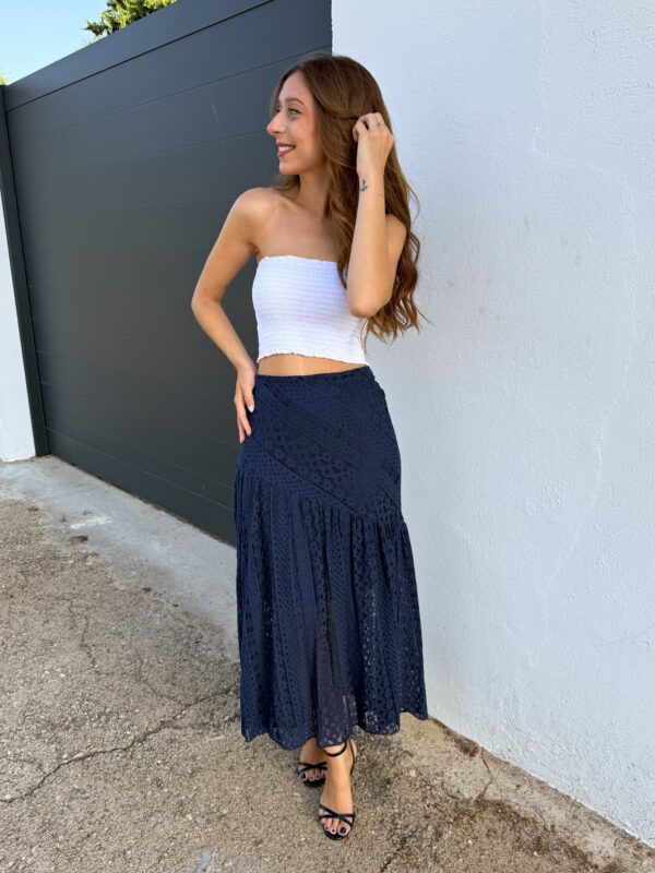 Falda Amalfi Azul Marino - Imagen 4