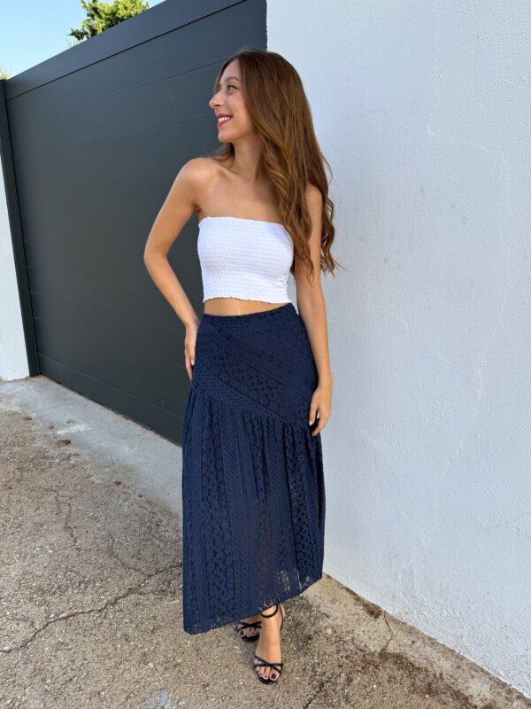 Falda Amalfi Azul Marino - Imagen 6