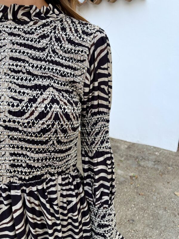 Vestido Cebra Panal Negro - Imagen 2