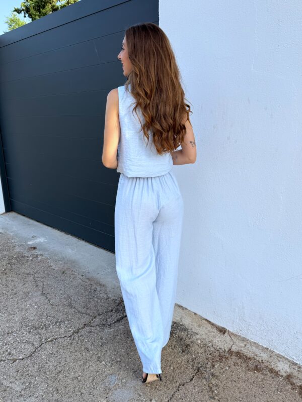 Conjunto Lino Azul Bebé - Imagen 5