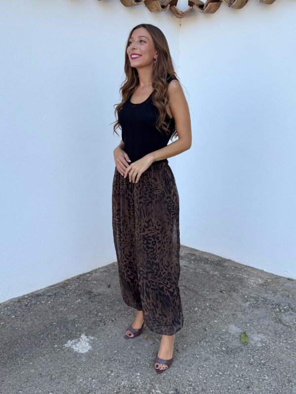 Pantalón Bombacho Tul Leopardo - Imagen 7