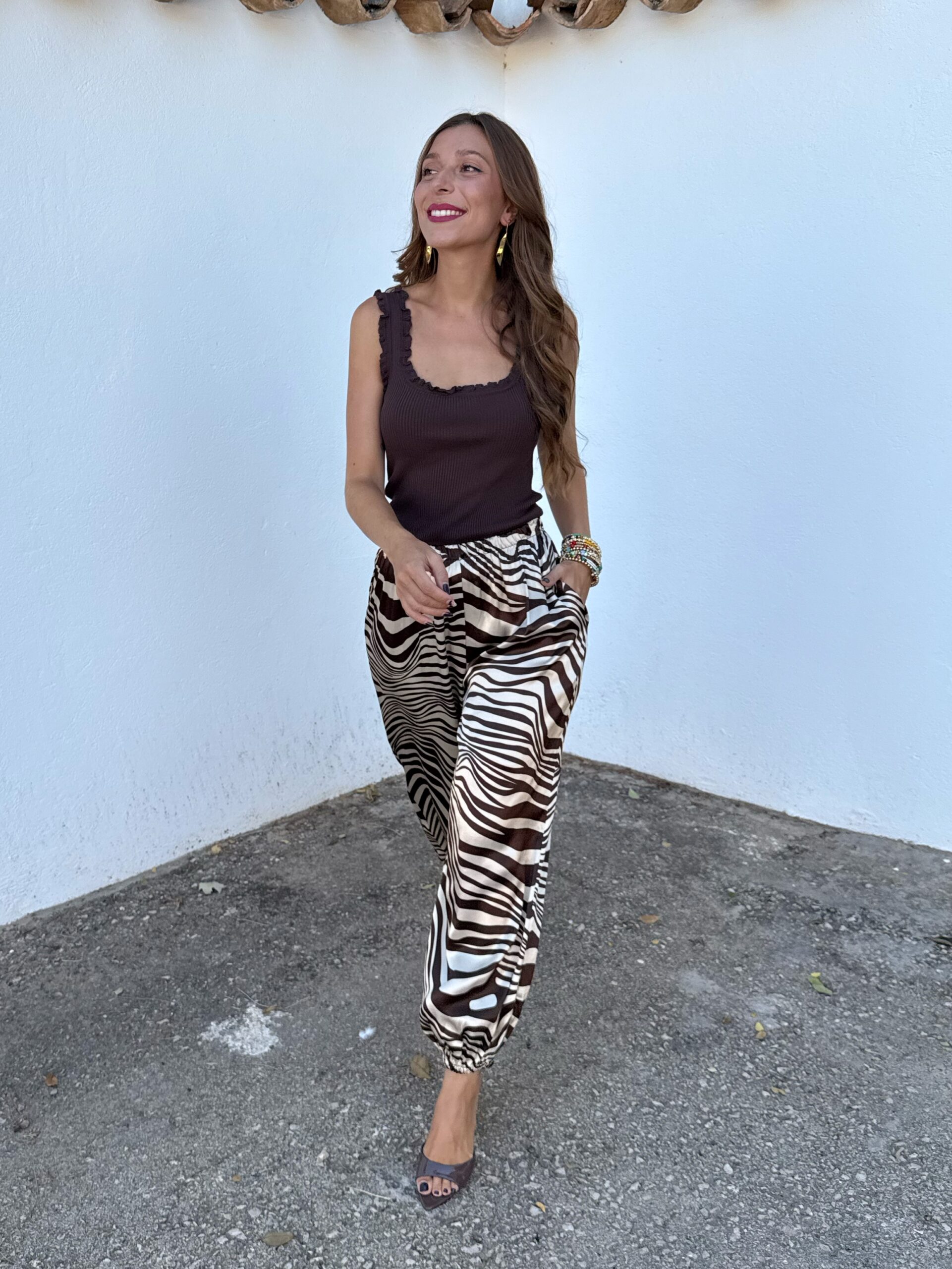 Pantalón Bombacho Abstract Choco - Imagen 6