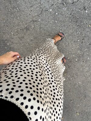 Falda Lunares Blanca