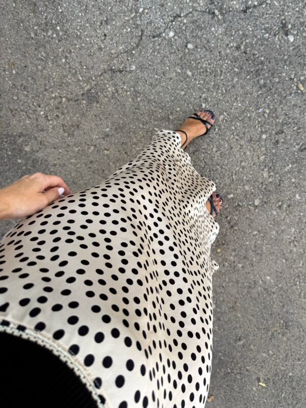 Falda Lunares Blanca