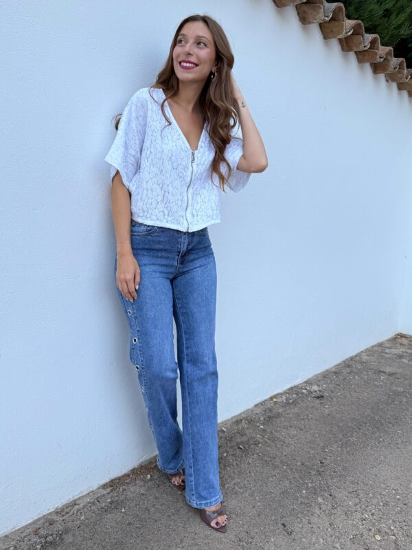 Chaqueta Capri Blanca - Imagen 3