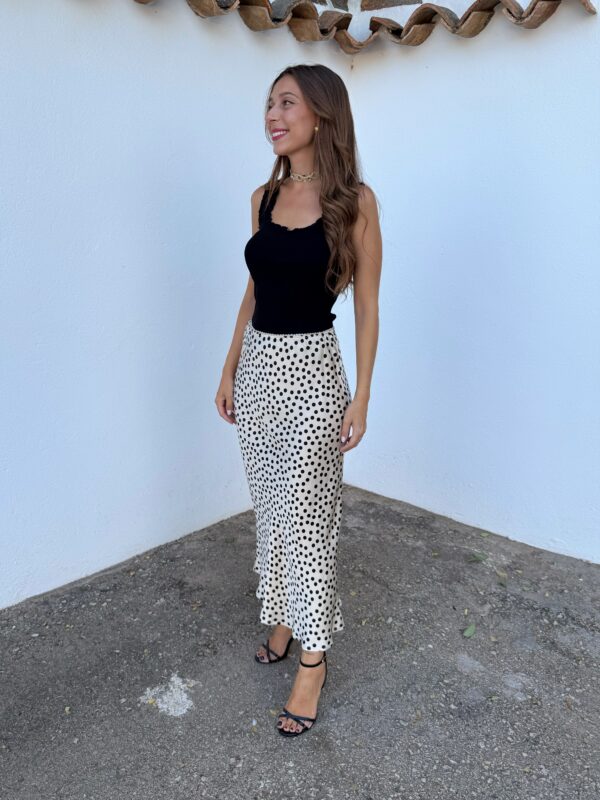 Falda Lunares Blanca - Imagen 3