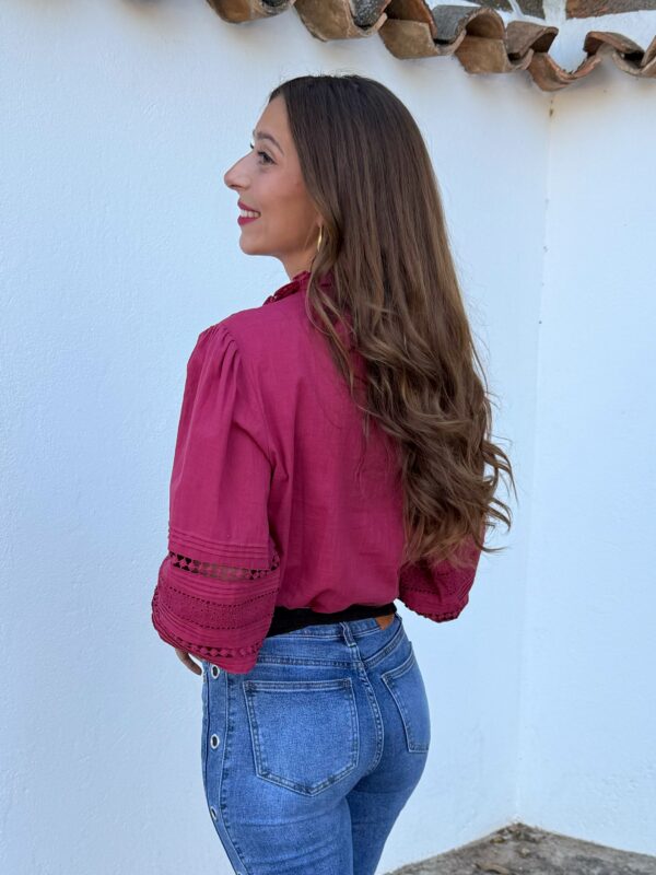 Camisa Verona Frambuesa - Imagen 3