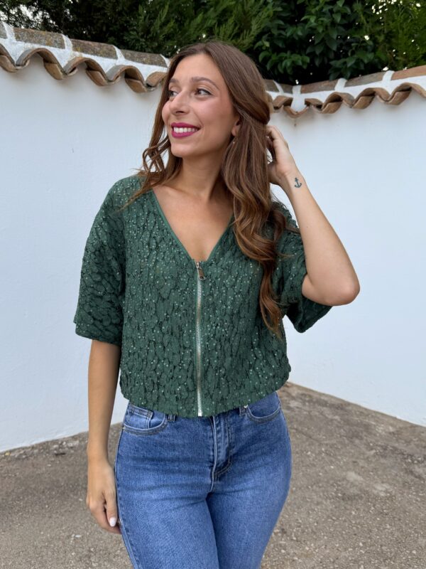 Chaqueta Capri Verde - Imagen 3
