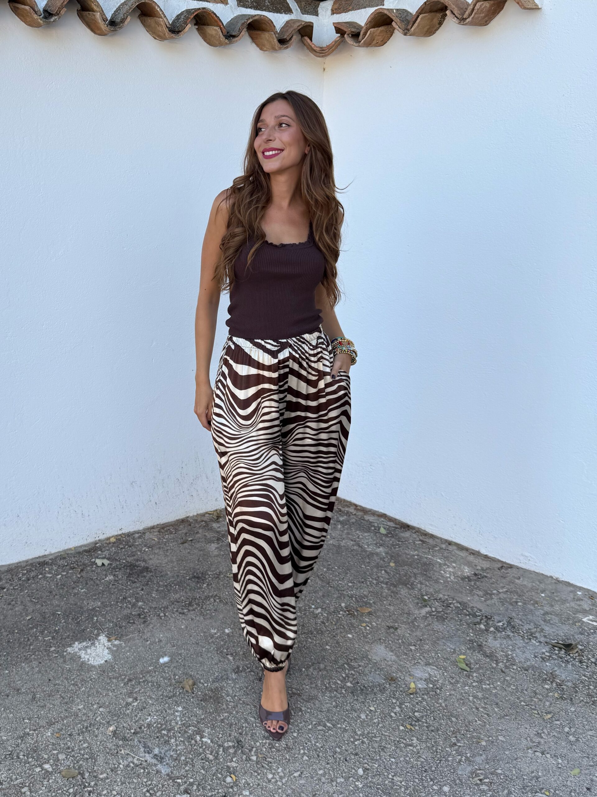 Pantalón Bombacho Abstract Choco - Imagen 5