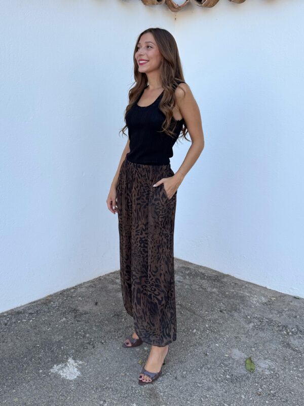 Pantalón Bombacho Tul Leopardo - Imagen 2