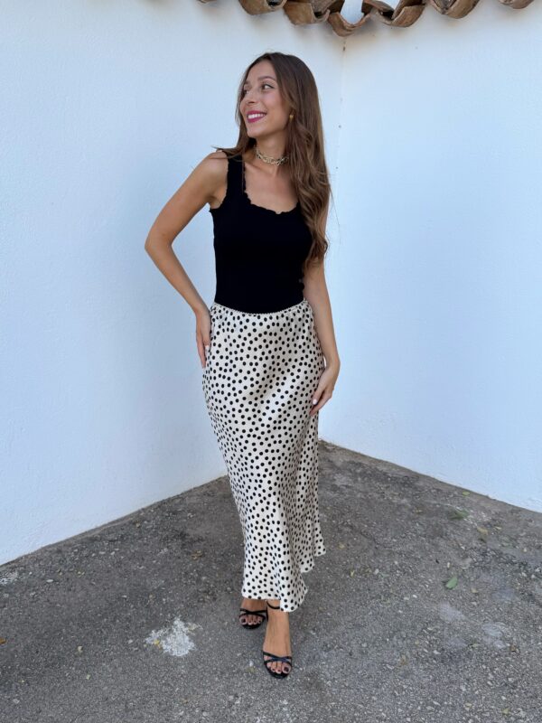 Falda Lunares Blanca - Imagen 2