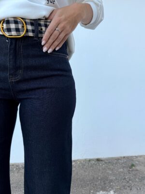 Pantalón Vaquero Detalles Vichy