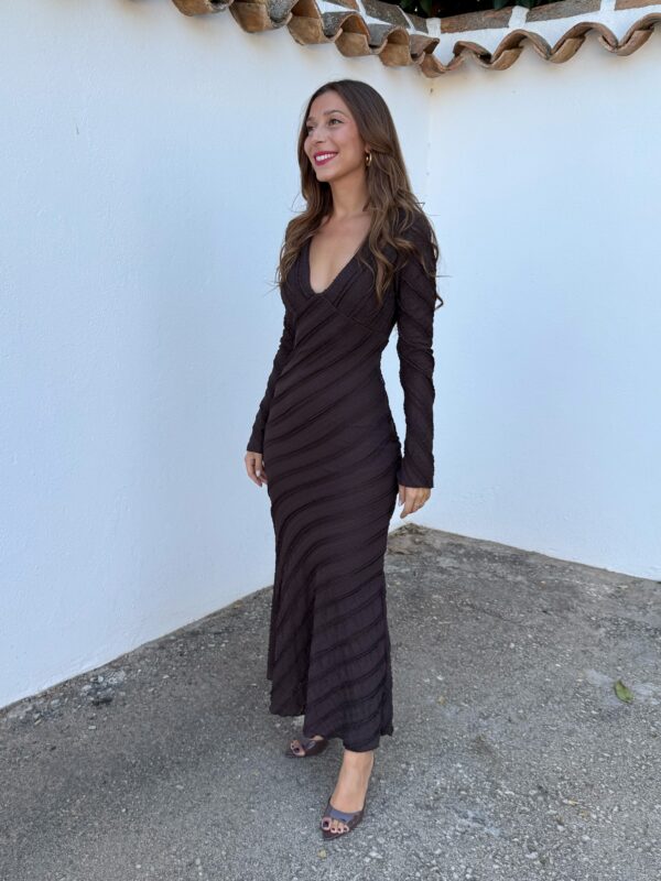 Vestido Sena Chocolate - Imagen 6