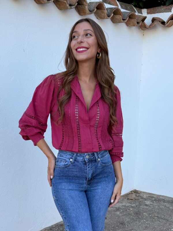 Camisa Verona Frambuesa - Imagen 4