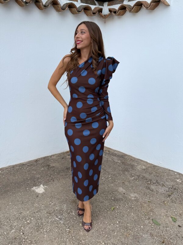 Vestido Lunares Choco - Imagen 4