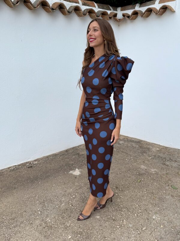 Vestido Lunares Choco - Imagen 5