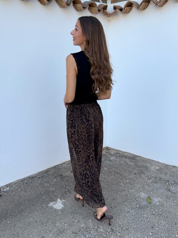Pantalón Bombacho Tul Leopardo - Imagen 5