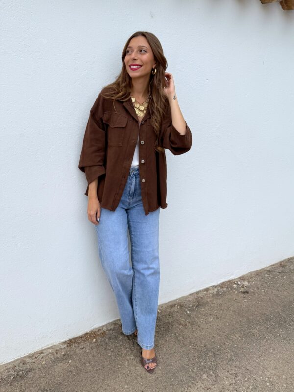 Chaqueta Tejana Marrón - Imagen 3