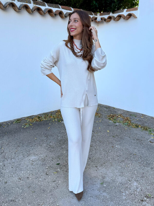Conjunto Punto Olivia Beige - Imagen 5