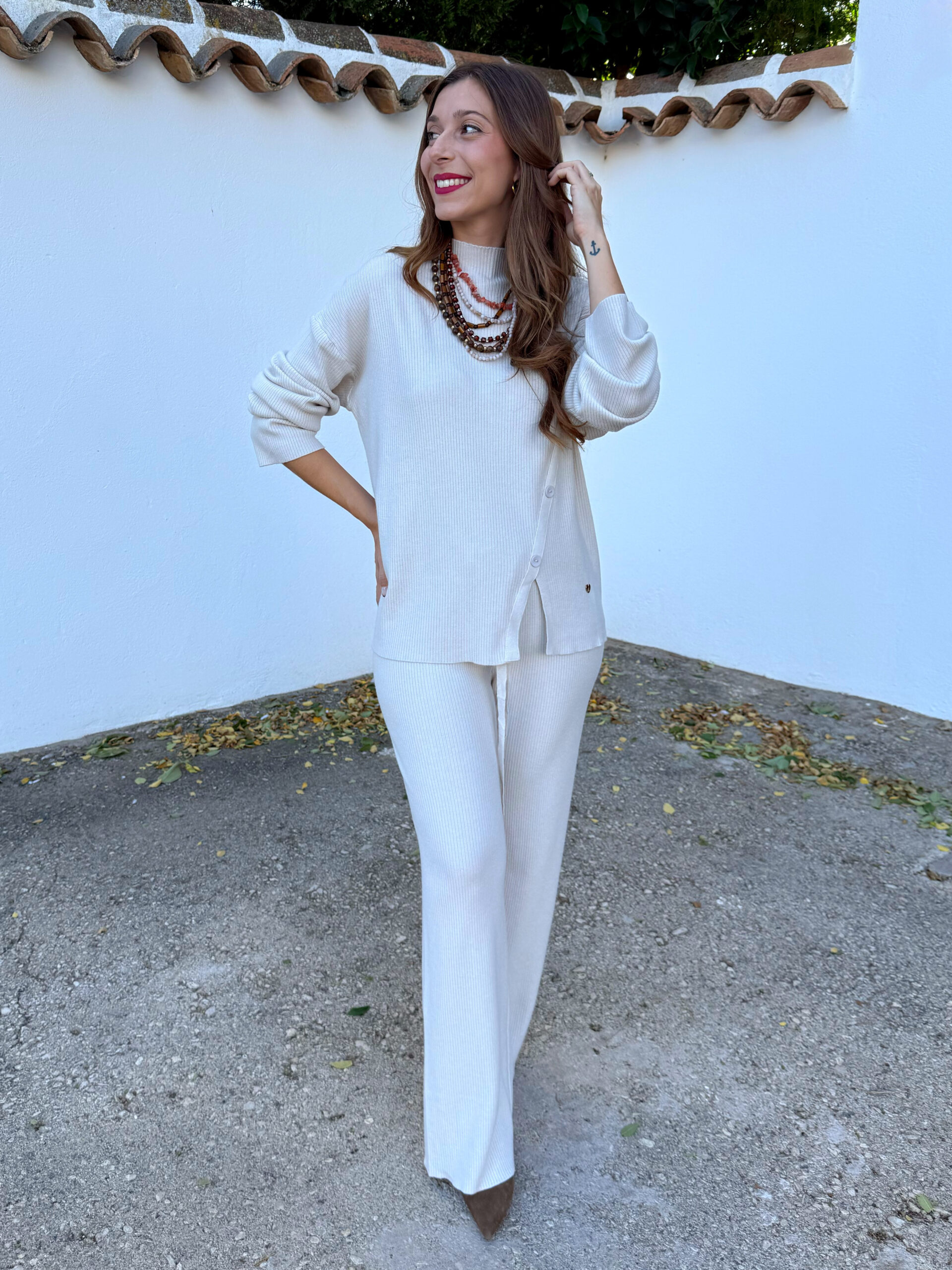 Conjunto Punto Olivia Beige - Imagen 5