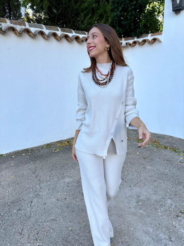 Conjunto Punto Olivia Beige - Imagen 3