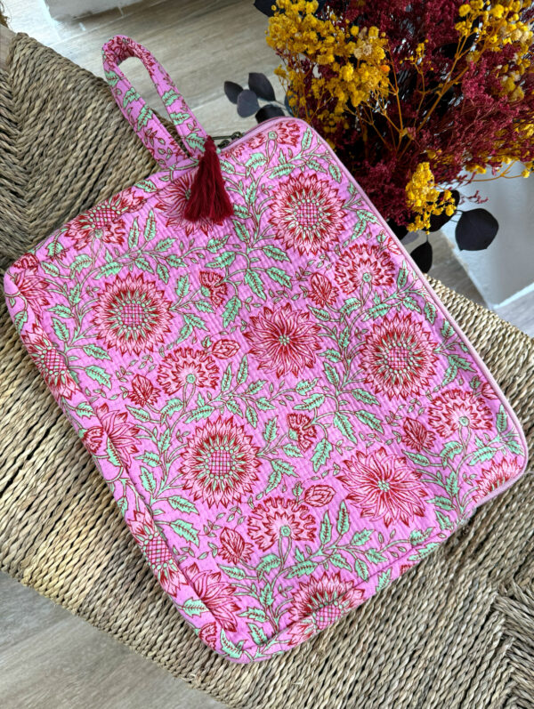 Funda Ordenador Rosa