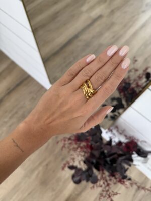 Anillo Multi Dorado