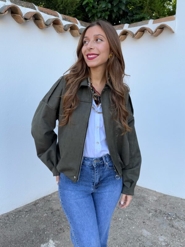 Bomber Antelina Verde - Imagen 5