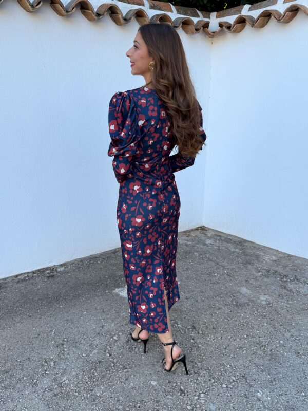Vestido Jazmín Azul Marino - Imagen 4