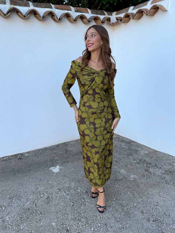 Vestido Claudia Pistacho - Imagen 5